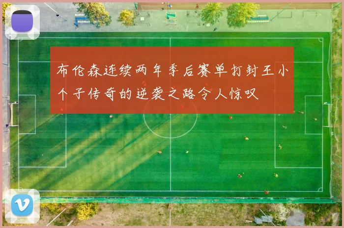 布伦森连续两年季后赛单打封王小个子传奇的逆袭之路令人惊叹